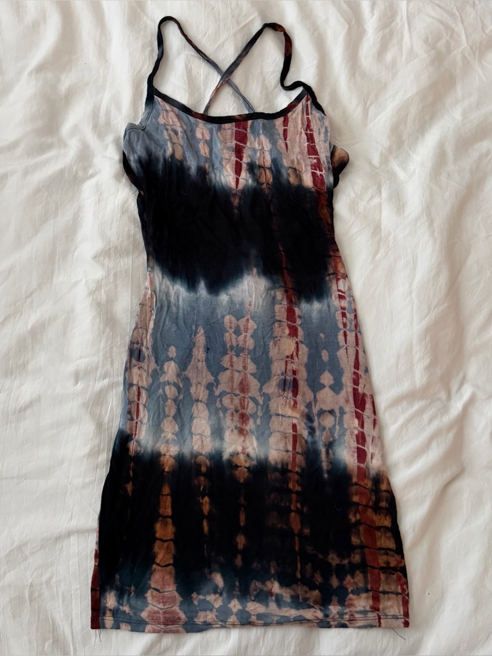 windsor tie dye mini dress